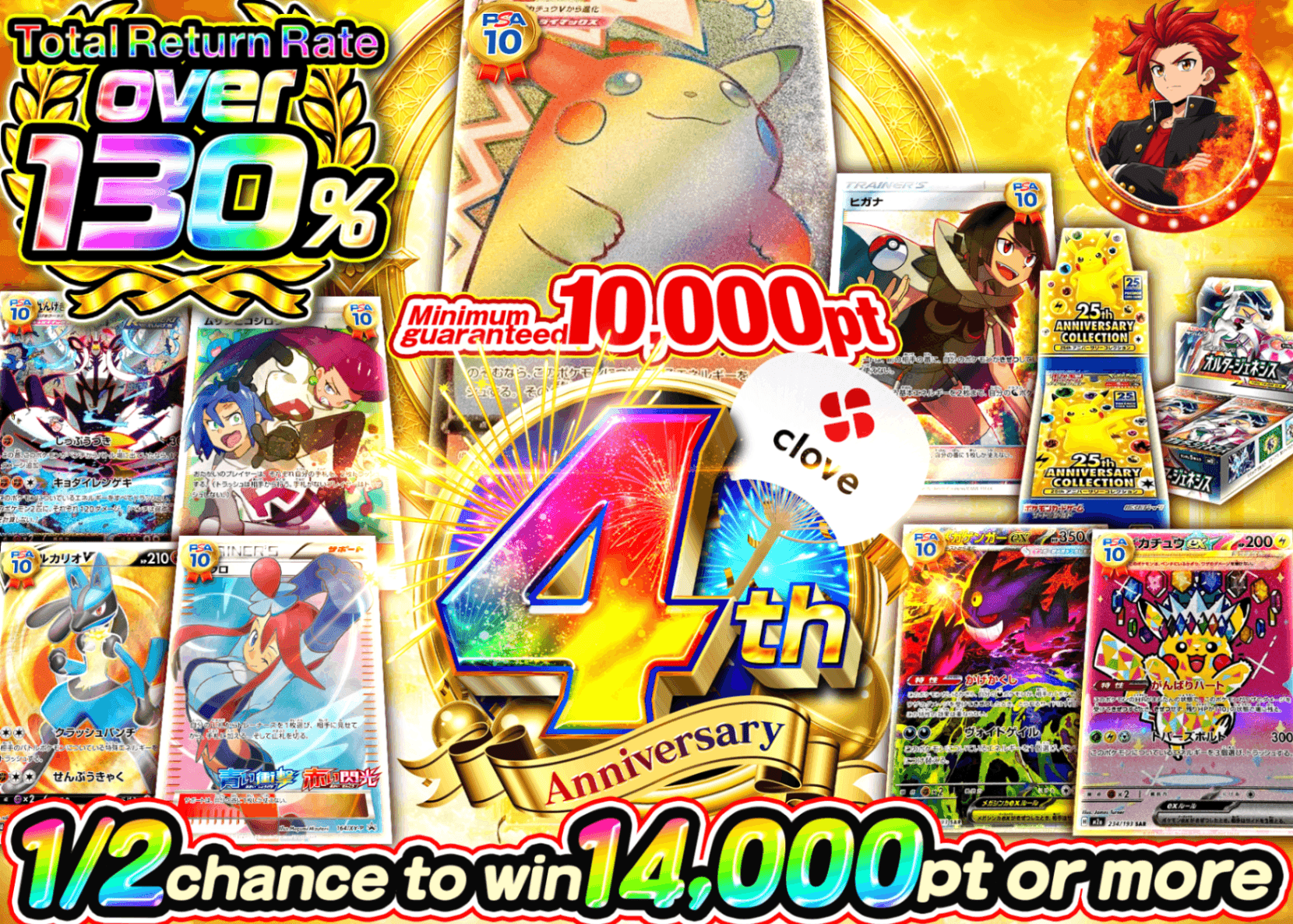 Pokémon Mystery Pack 4周年 ノーリスクにぶいち天国 | Clove Mystery Packs