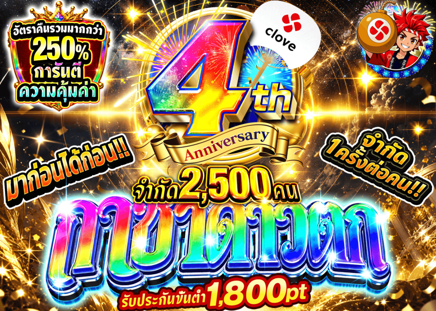 มิสเตอรี่แพ็ค Pokémon 4周年 流星ガチャ 800pt | Clove มิสเตอรี่แพ็ค