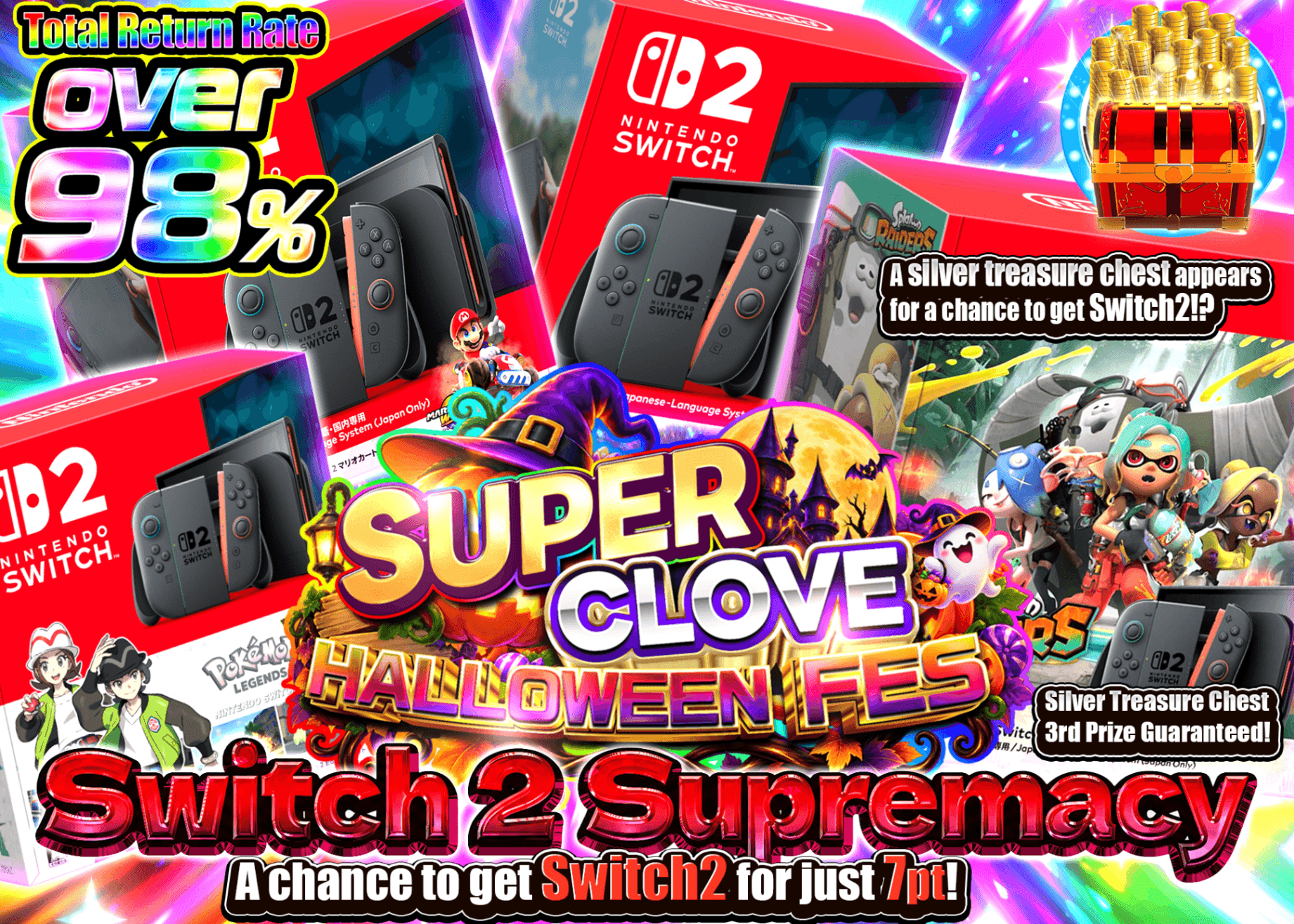 มิสเตอรี่แพ็คงานอดิเรก ハロウィンイベント_超Switch2覇道 | Clove มิสเตอรี่แพ็ค