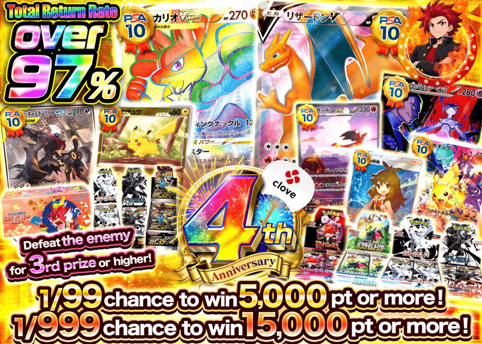 Pokémon Mystery Pack 4周年 | Clove Mystery Packs