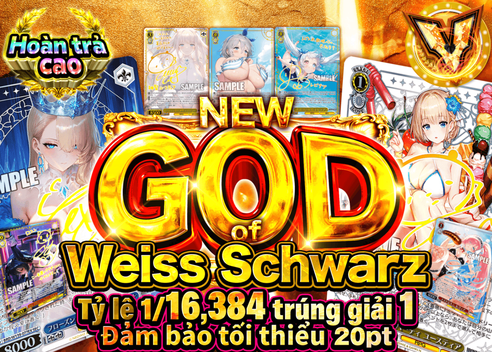 Mystery Pack Weiss 新GOD of ヴァイス | Clove Mystery Pack - Mystery Pack trực tuyến (Clove Oripa)