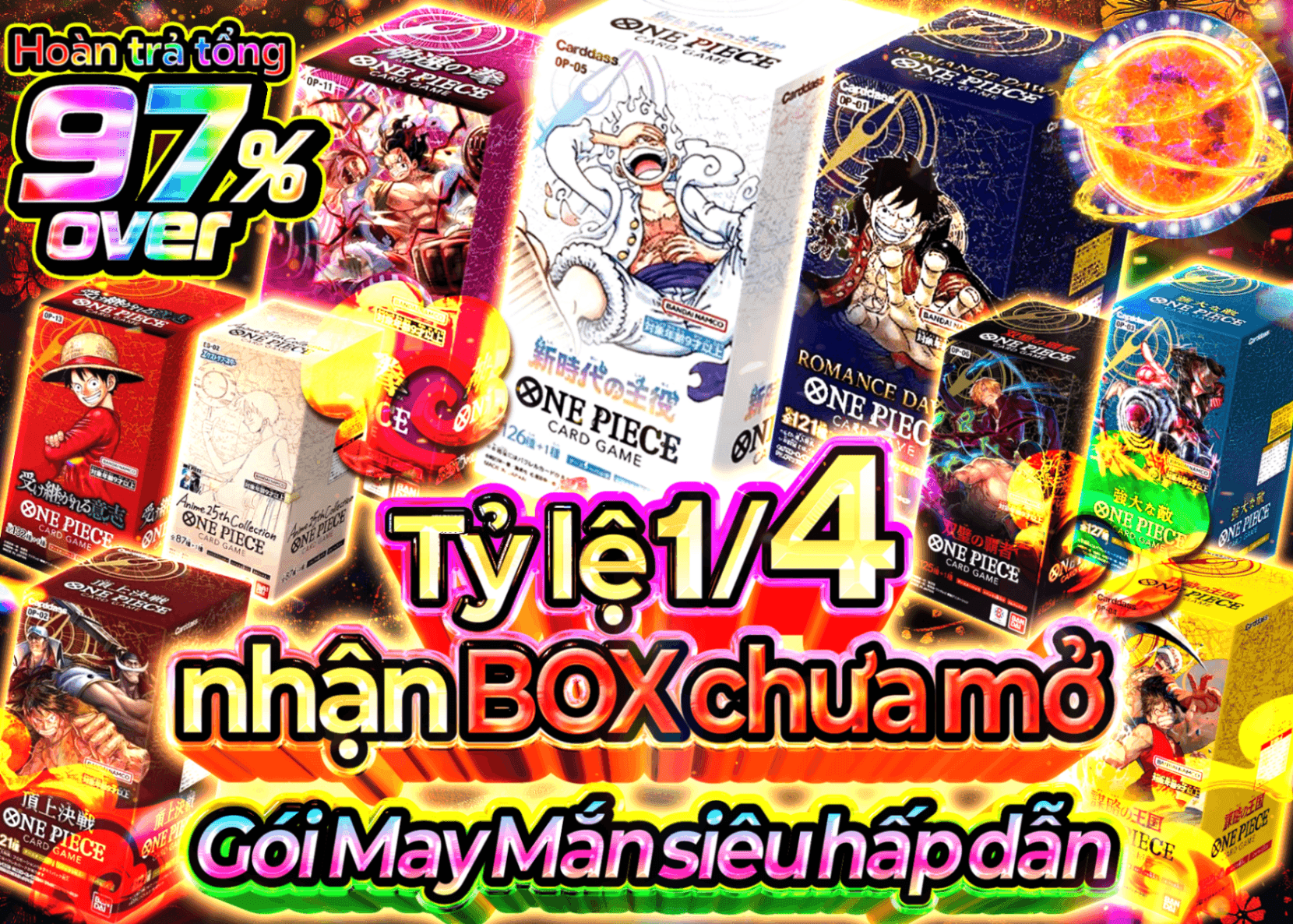 Mystery Pack One Piece 1/4でBOXが排出される激熱オリパ | Clove Mystery Pack - Mystery Pack trực tuyến (Clove Oripa)