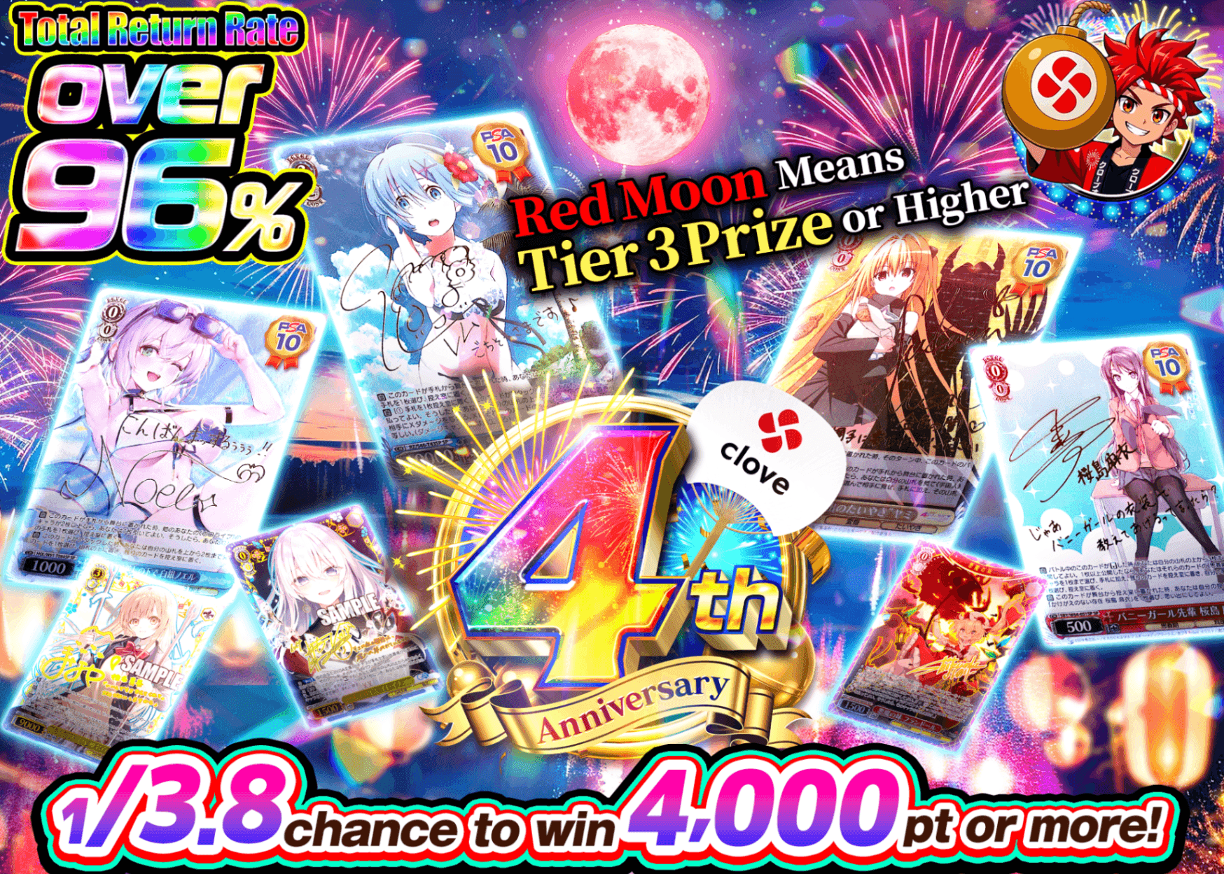 Weiβ Schwarz Mystery Pack 4周年記念企画 ヴァイス | Clove Mystery Packs