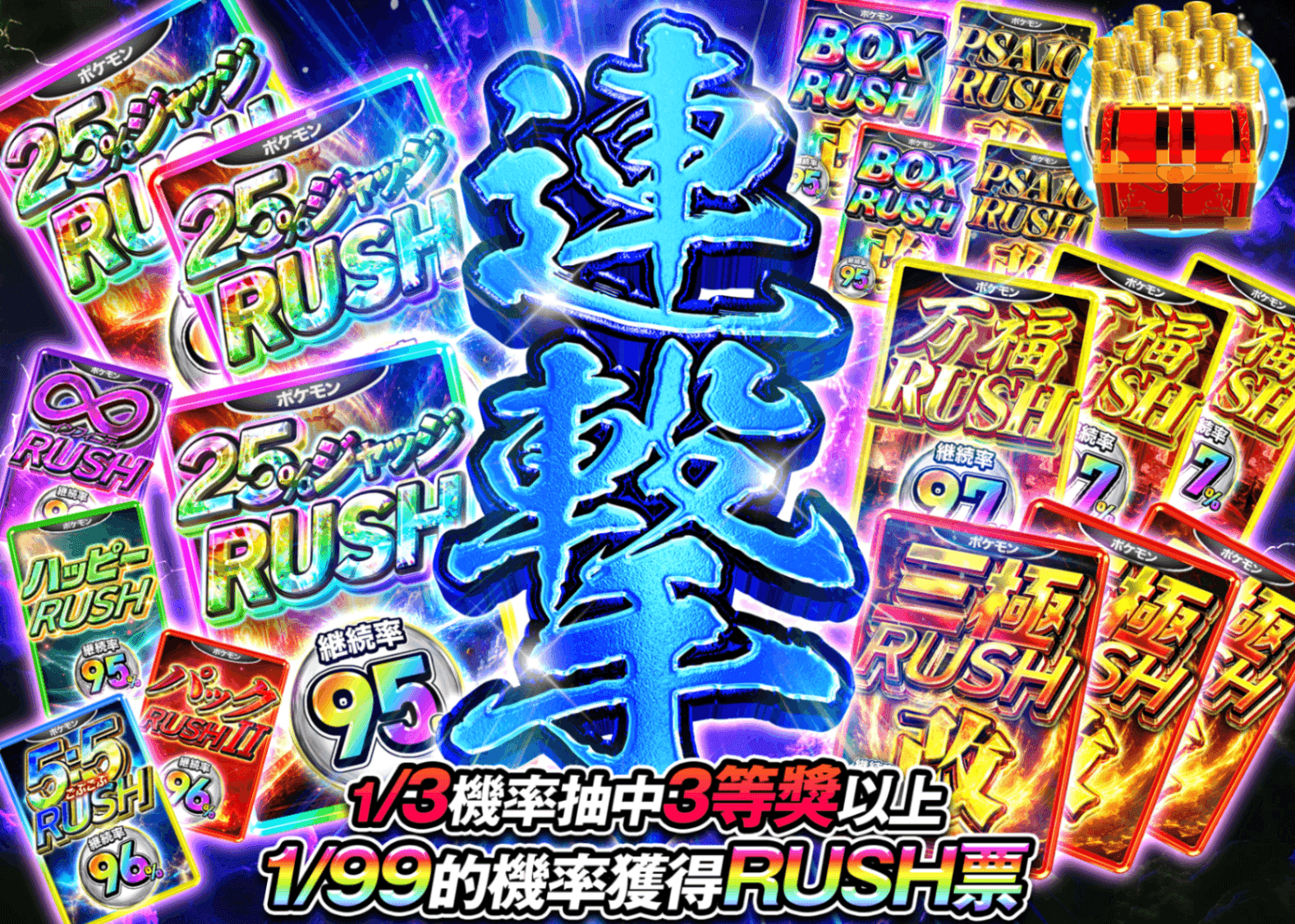 寶可夢卡牌盲盒 RUSHチケット 連撃 | 線上抽卡・線上盲盒的Clove