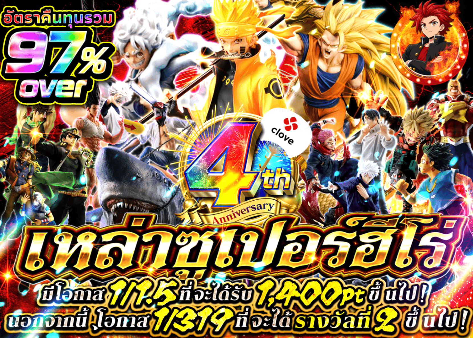 มิสเตอรี่แพ็คฟิกเกอร์ 4周年　英雄大戦 | Clove มิสเตอรี่แพ็ค
