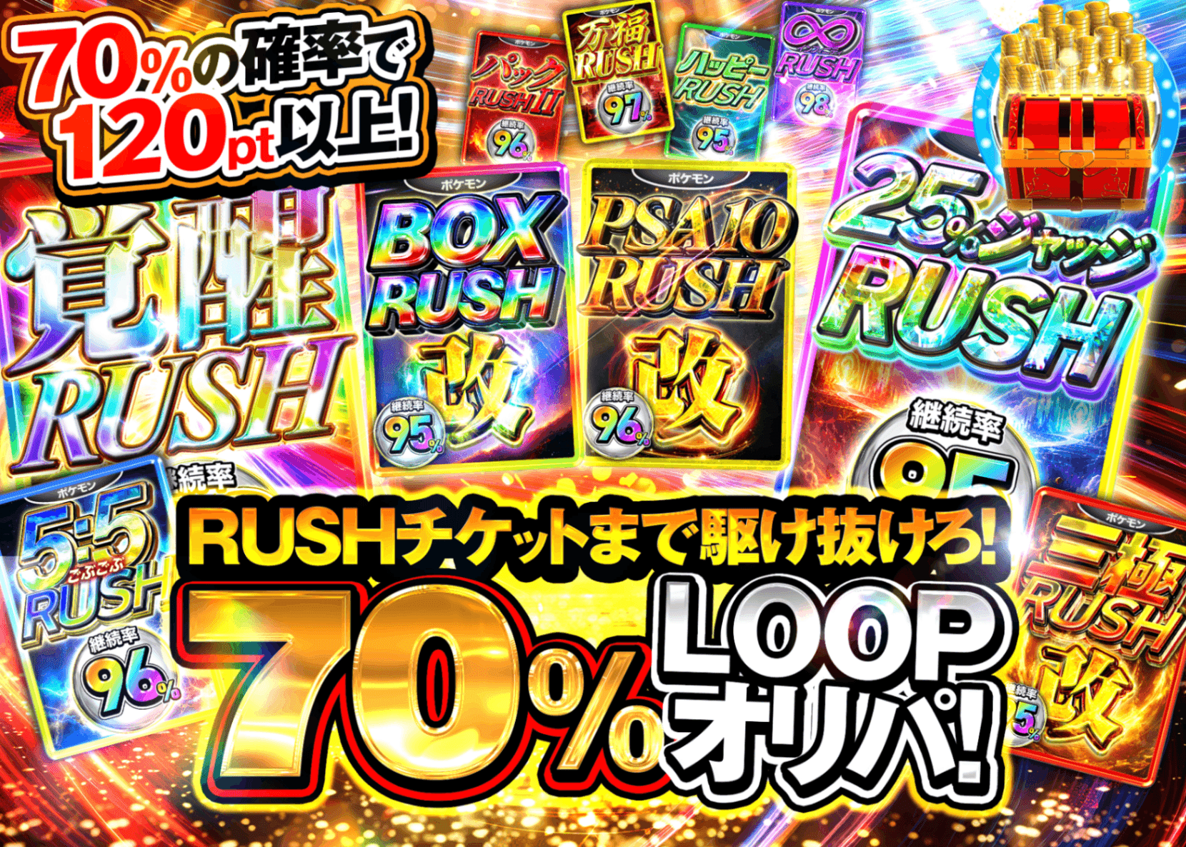 ポケカオリパ RUSHチケット LOOP | オンラインオリパ・ネットオリパのクローブオリパ(Cloveオリパ)