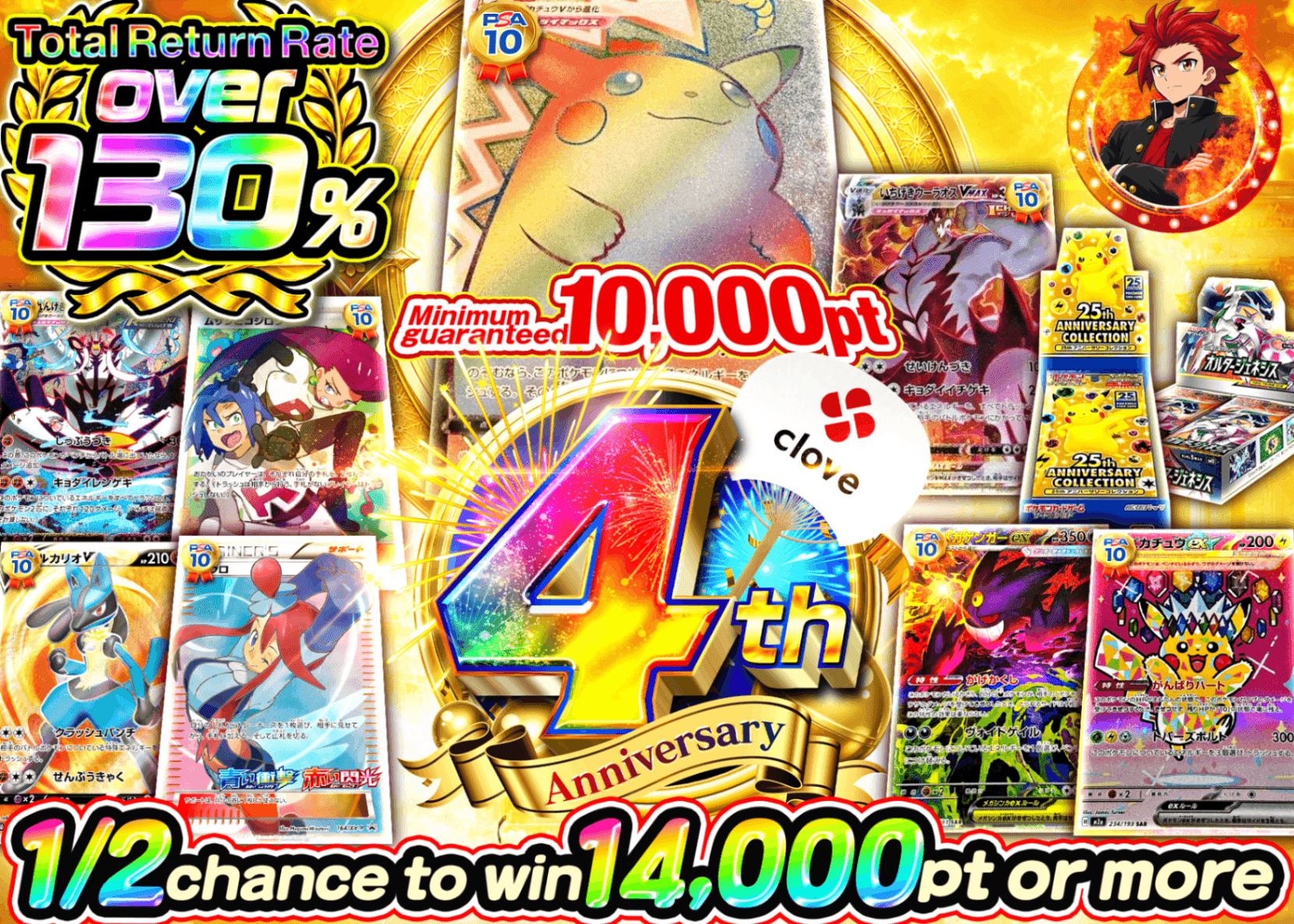 Pokémon Mystery Pack 4周年 ノーリスクにぶいち天国 | Clove Mystery Packs