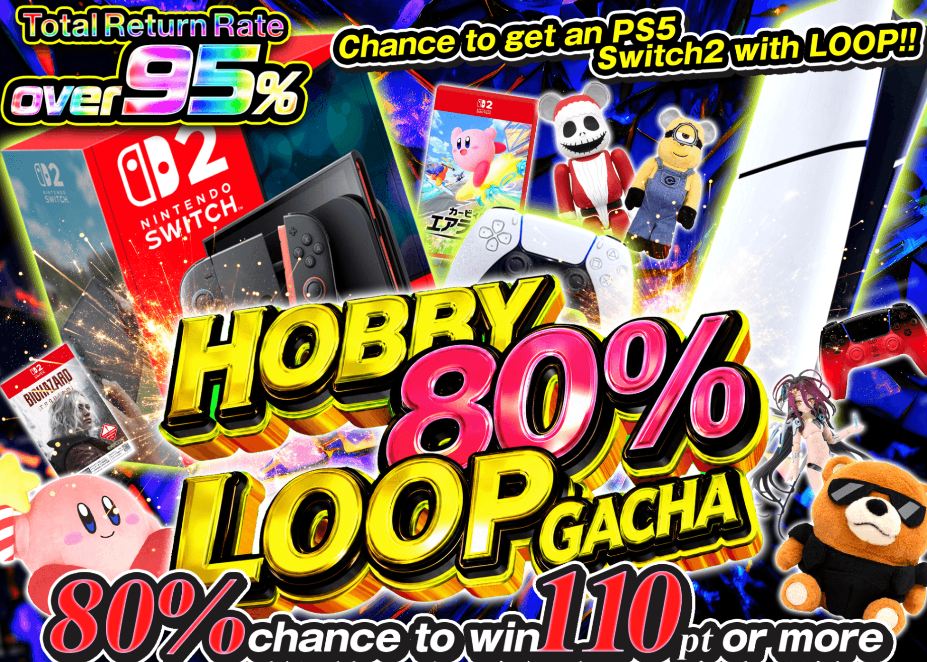 Hobby Mystery Pack 80％LOOPガチャ | Clove Mystery Packs