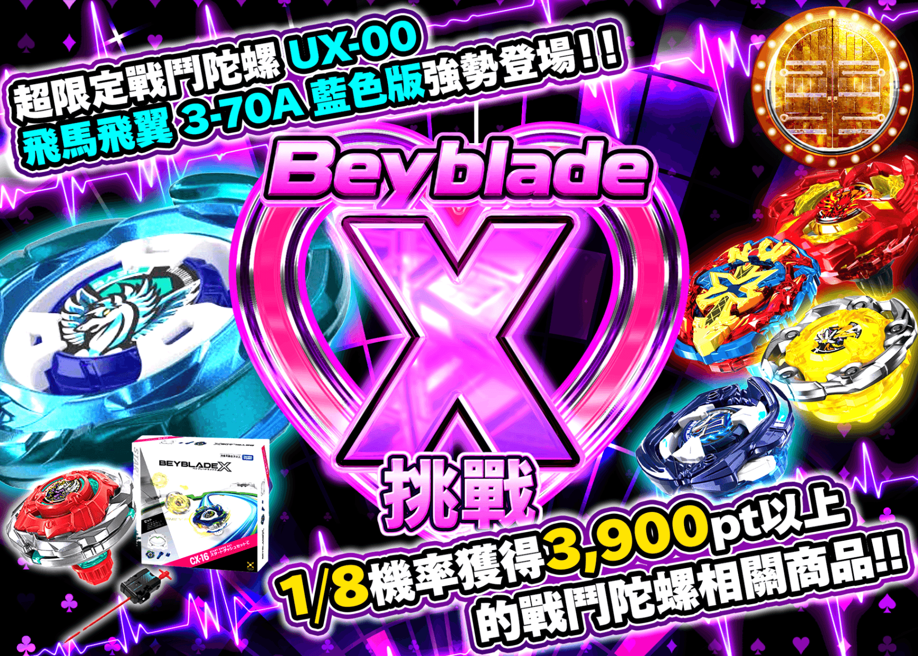 嗜好盲盒 ベイブレードXチャレンジ | 在線Clove盲盒