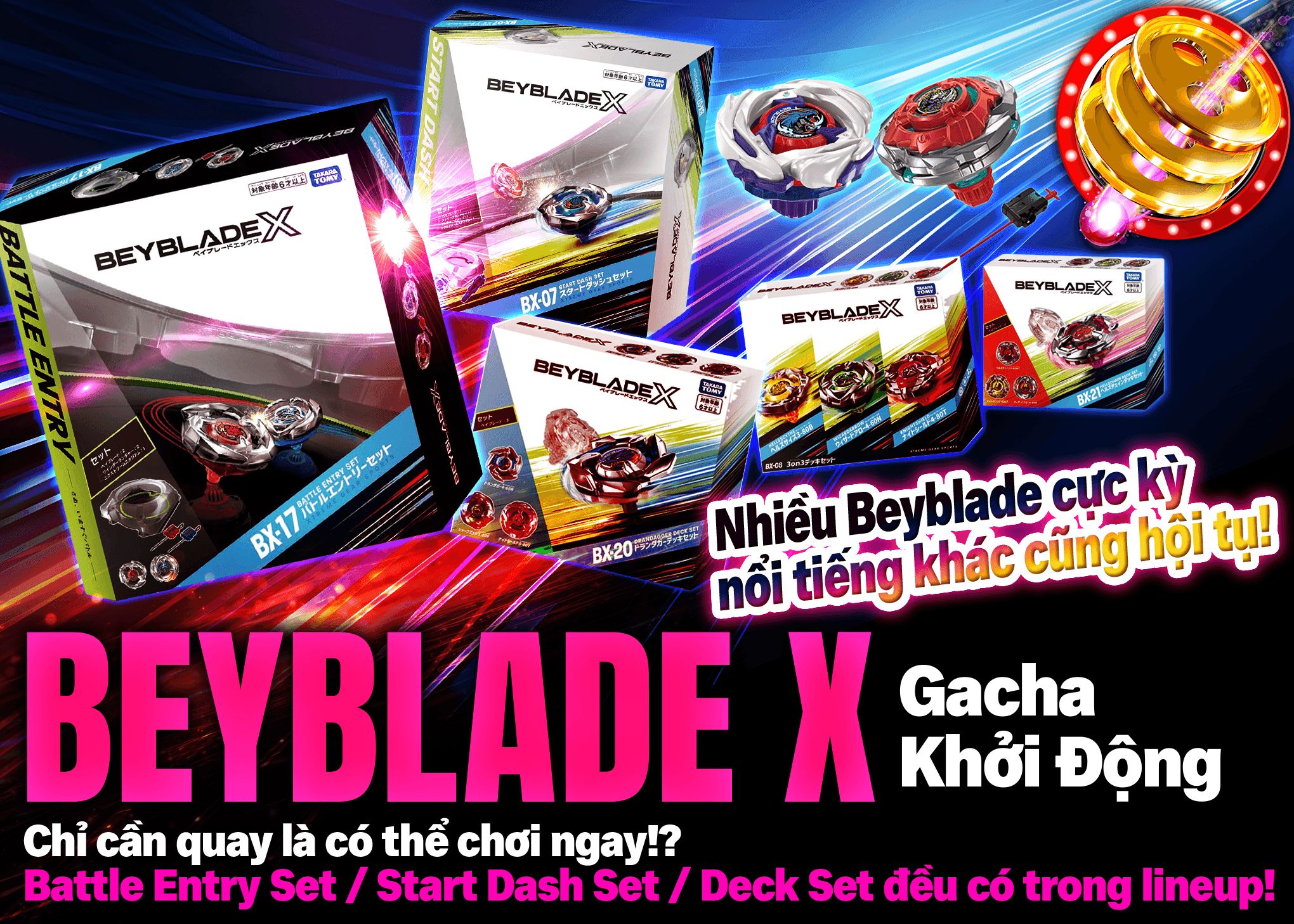 Mystery Pack hobby ベイブレードX スタートダッシュガチャ | Clove Mystery Pack - Mystery Pack trực tuyến (Clove Oripa)