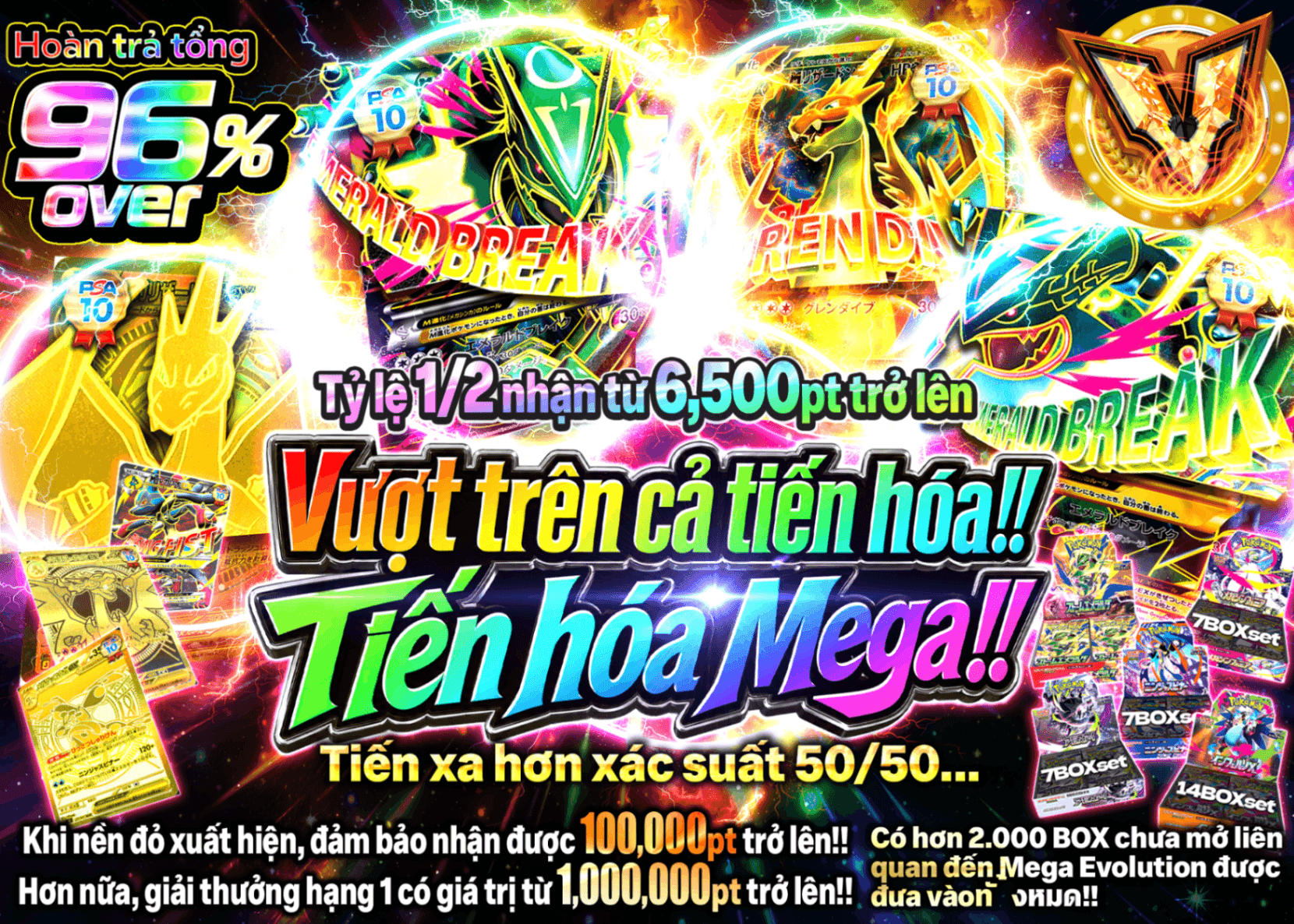 Mystery Pack Pokémon 進化を超えろ!!メガ進化!!　にぶいちのその先へ.... | Clove Mystery Pack - Mystery Pack trực tuyến (Clove Oripa)