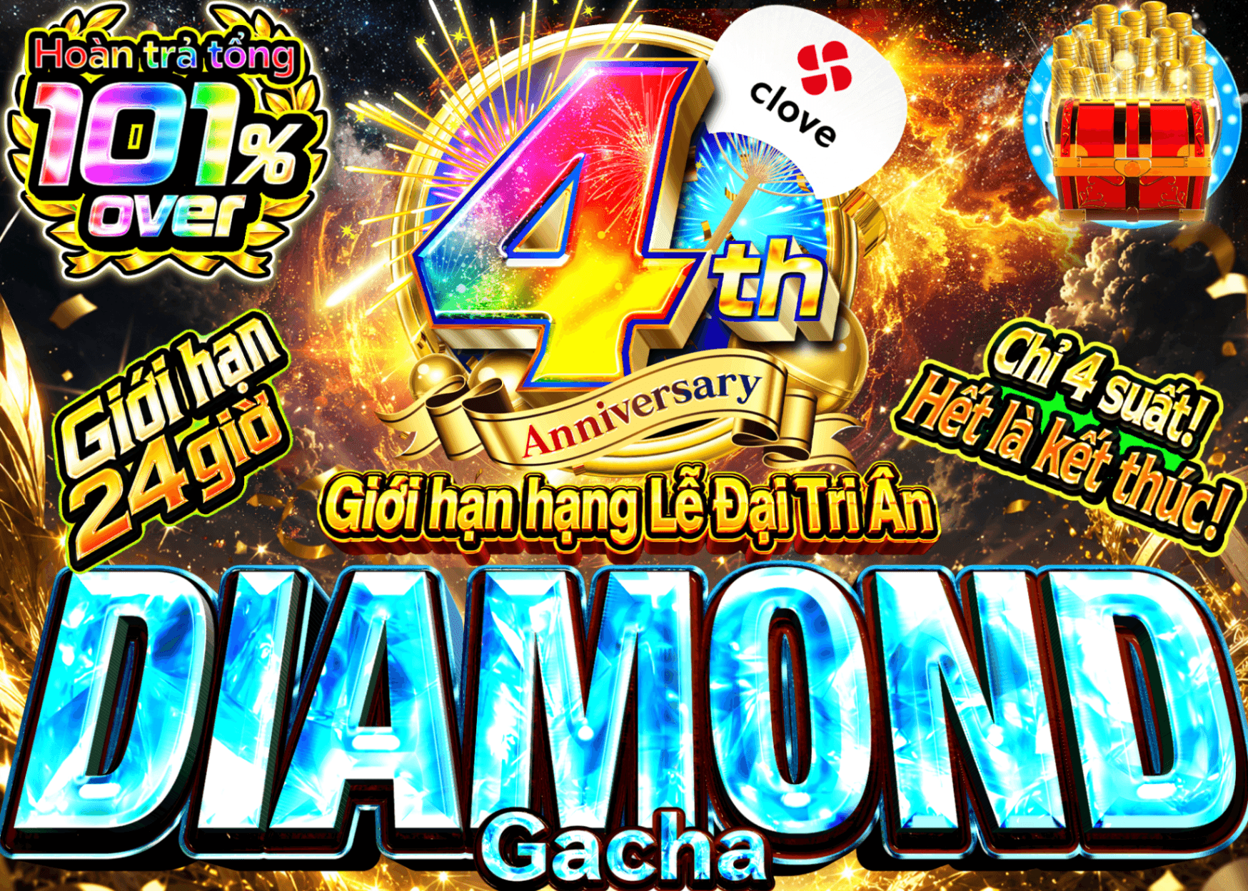 Mystery Pack Pokémon ランク限定ガチャDIAMOND | Clove Mystery Pack - Mystery Pack trực tuyến (Clove Oripa)