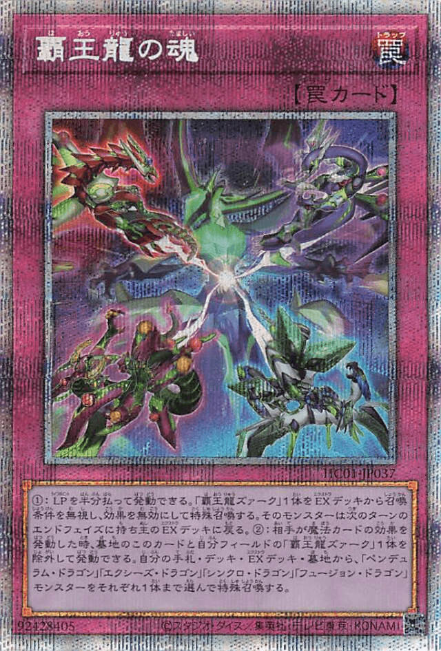 Prize image: 覇王龍の魂 - PSE (HC01-JP037)