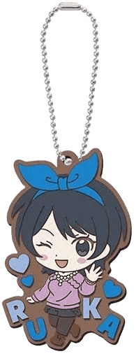 Prize image: 【彼女、お借りします】更科瑠夏 カプセルラバーマスコットvol.3 (JP) - (BANDAI NAMCO)