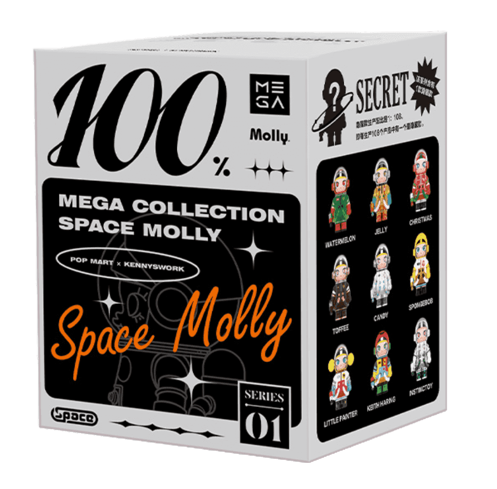 Prize image: MEGA コレクション 100% SPACE MOLLY シリーズ (JP) - 100% (POP MART)