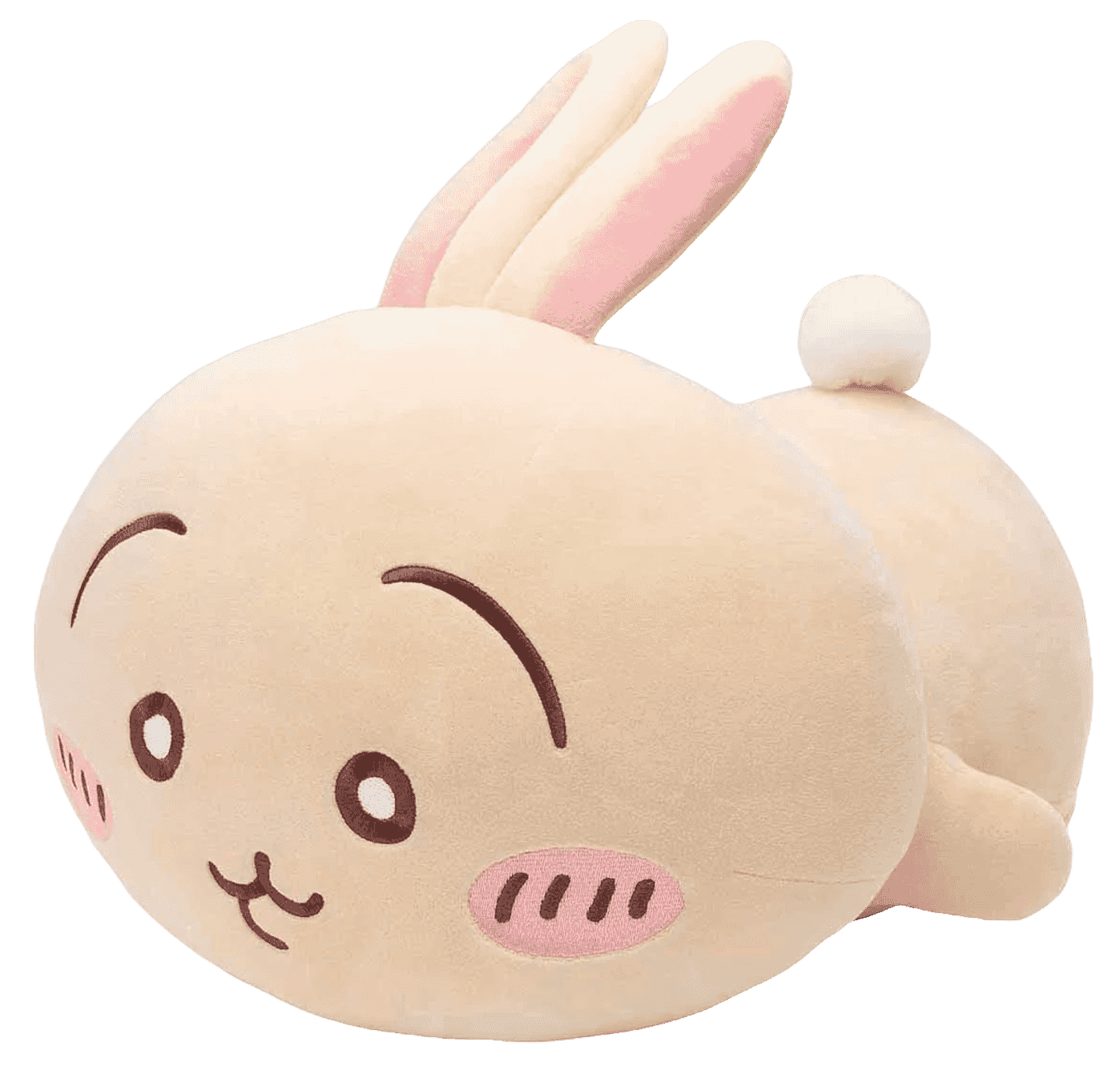 Prize image: 【ちいかわ】マシュマロみたいな寝そべり抱きぬいぐるみ (ねむねむうさぎ) (JP) - (グレイ・パーカー・サービス)