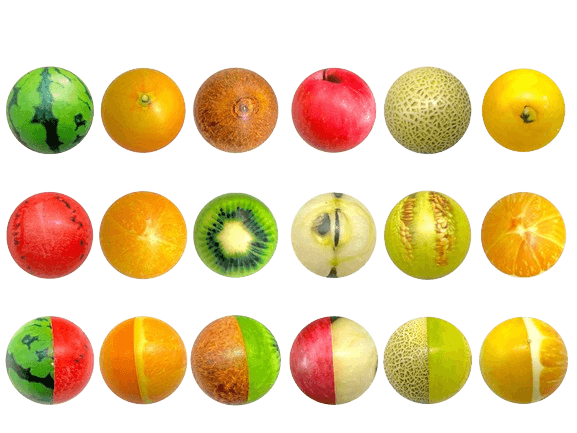 Prize image: やわらかリアルフルーツボール 1個 (JP) - ノンスケール (堀商店)