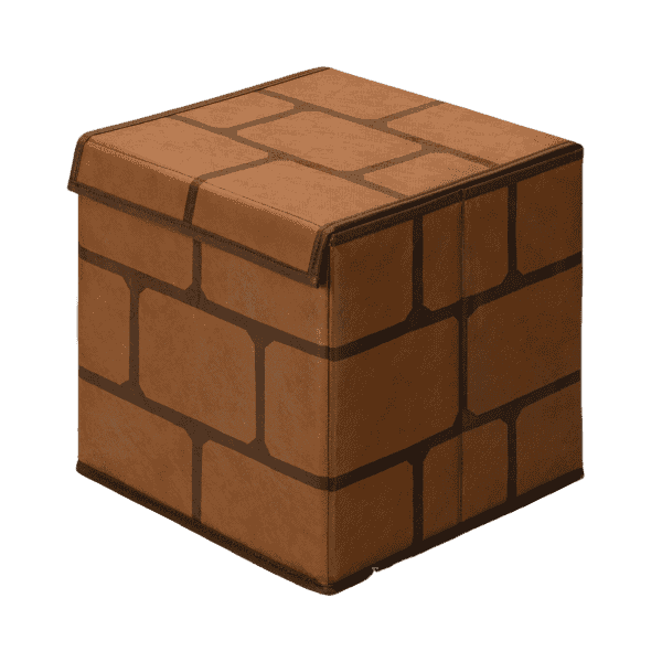 Prize image: 【スーパーマリオ】収納箱 レンガブロック - (NINTENDO)