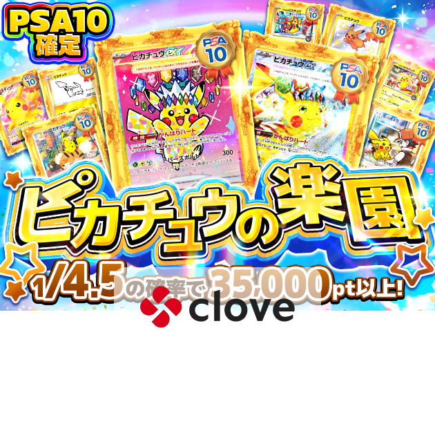 Mystery Pack ピカチュウの楽園 | Clove Mystery Pack
